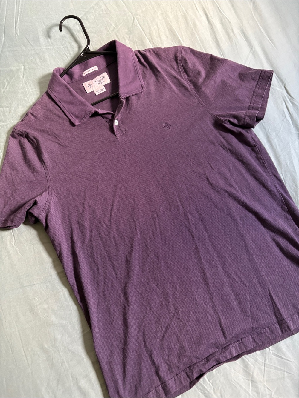 Original Penguin Men's Purple Polo Shirt